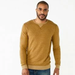 Men's Sonoma Goods For Life® Double Knit Crewneck Light Blue -Sonoma Goods For Life shop unnamed file 1001