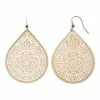 Sonoma Goods For Life™ Filigree Teardrop Earrings -Sonoma Goods For Life shop unnamed file 10046