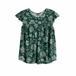 Women's Sonoma Goods For Life® Print Flutter-Sleeve Swing Top Red Floral -Sonoma Goods For Life shop unnamed file 10052