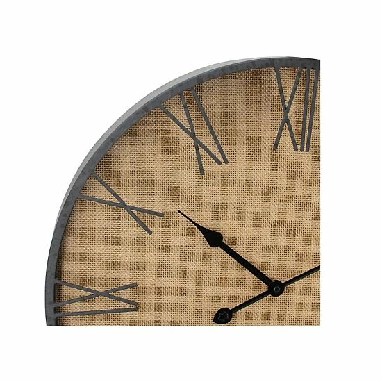 Sonoma Goods For Life® Linen Back Wall Clock 6 Sonoma Goods For Life® Linen Back Wall Clock - Image 4