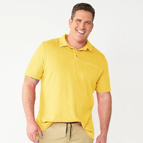 Big & Tall Sonoma Goods For Life® Regular-Fit Polo Allure Red 10 Big & Tall Sonoma Goods For Life® Regular-Fit Polo Allure Red - Image 8