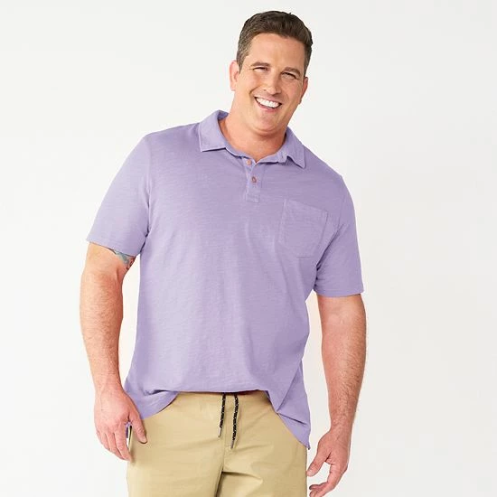 Big & Tall Sonoma Goods For Life® Regular-Fit Polo Allure Red 12 Big & Tall Sonoma Goods For Life® Regular-Fit Polo Allure Red - Image 10