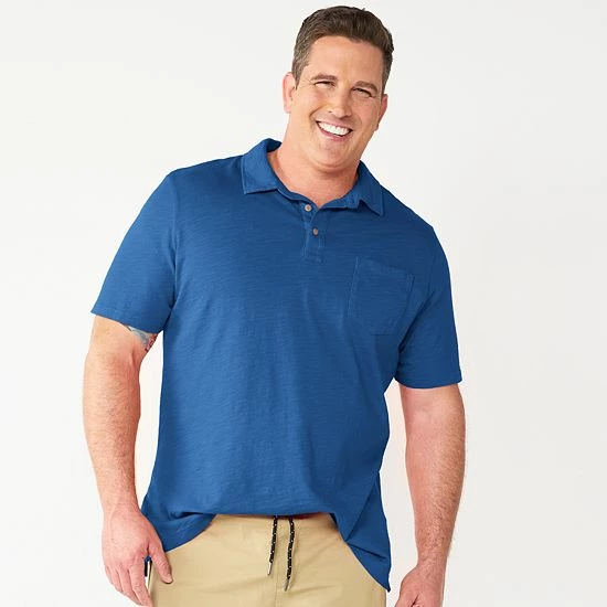 Big & Tall Sonoma Goods For Life® Regular-Fit Polo Allure Red 15 Big & Tall Sonoma Goods For Life® Regular-Fit Polo Allure Red - Image 13