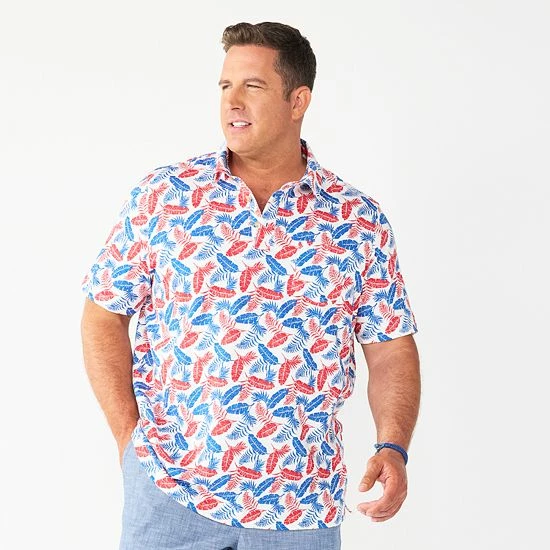 Big & Tall Sonoma Goods For Life® Regular-Fit Polo Allure Red 18 Big & Tall Sonoma Goods For Life® Regular-Fit Polo Allure Red - Image 16