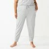 Plus Size Sonoma Goods For Life® Essential Banded Bottom Pajama Pants Coral Animal -Sonoma Goods For Life shop unnamed file 10218