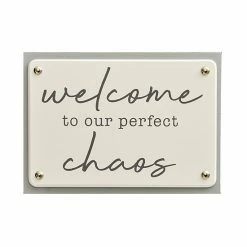 Sonoma Goods For Life® Welcome To Our Perfect Chaos Caption Art Box