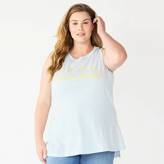 Plus Size Sonoma Goods For Life® Graphic Muscle Tank California 3 Plus Size Sonoma Goods For Life® Graphic Muscle Tank California