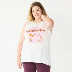 Plus Size Sonoma Goods For Life® Graphic Muscle Tank California 18 Plus Size Sonoma Goods For Life® Graphic Muscle Tank California -Sonoma Goods For Life shop unnamed file 10284