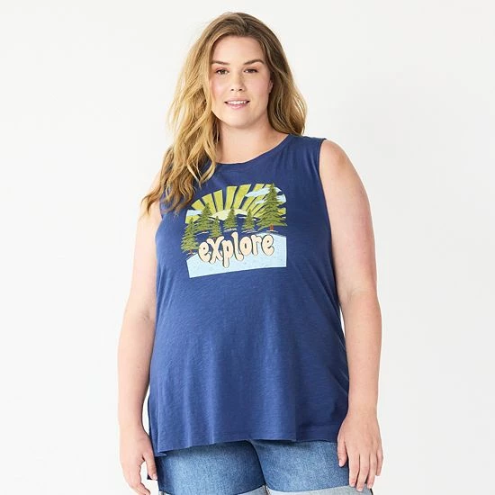 Plus Size Sonoma Goods For Life® Graphic Muscle Tank California 13 Plus Size Sonoma Goods For Life® Graphic Muscle Tank California - Image 11