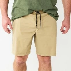 Big & Tall Sonoma Goods For Life® Jogger Shorts Khaki -Sonoma Goods For Life shop unnamed file 10313