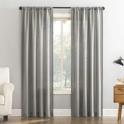 Sonoma Goods For Life® Recycled Polyester Vertical Stripe Sheer Window Curtain White -Sonoma Goods For Life shop unnamed file 10334