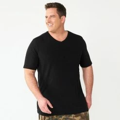 Big & Tall Sonoma Goods For Life® Lush Luxe V-neck Tee Gray -Sonoma Goods For Life shop unnamed file 10347