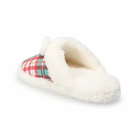 Sonoma Goods For Life Kids Jammies For Your Families® Plaid Scuff Slippers 5 Sonoma Goods For Life Kids Jammies For Your Families® Plaid Scuff Slippers - Image 3