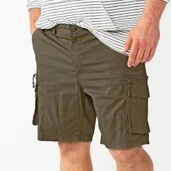 Big & Tall Sonoma Goods For Life® Cargo Shorts Olive -Sonoma Goods For Life shop unnamed file 10367