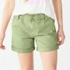 Women's Sonoma Goods For Life® Paperbag Waist Denim Shorts Muted Mauve -Sonoma Goods For Life shop unnamed file 10508