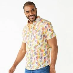 Men's Sonoma Goods For Life® Pride Perfect Length Regular-Fit Button-Down Shirt