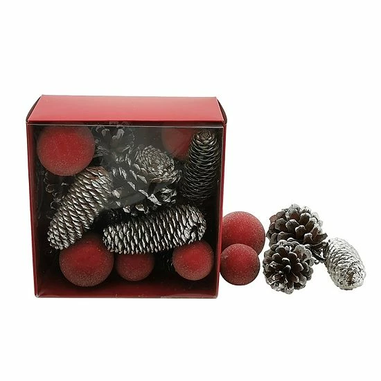 Sonoma Goods For Life® Frosted Pinecone Bulbs Vase Filler 3 Sonoma Goods For Life® Frosted Pinecone Bulbs Vase Filler