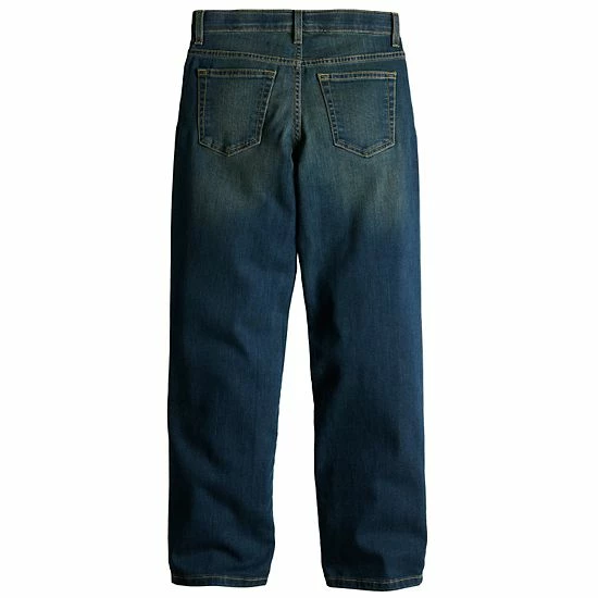 Boys 7-20 Sonoma Goods For Life® Flexwear Straight Jeans In Regular, Slim & Husky Medium Wash 4 Boys 7-20 Sonoma Goods For Life® Flexwear Straight Jeans In Regular, Slim & Husky Medium Wash - Image 2