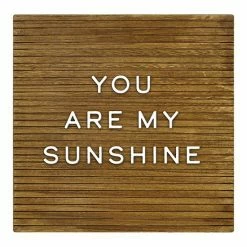 Sonoma Goods For Life® 12" X 12" Brown Frameless Letterboard