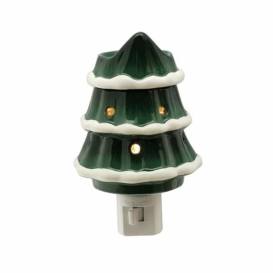 Sonoma Goods For Life® Ceramic Snow Capped Tree Plug-In 3 Sonoma Goods For Life® Ceramic Snow Capped Tree Plug-In