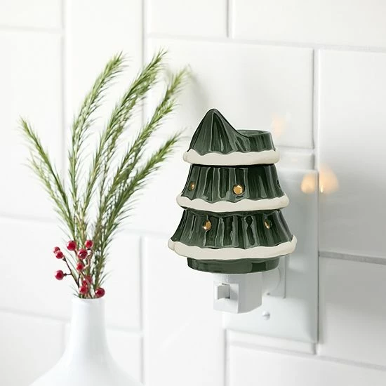 Sonoma Goods For Life® Ceramic Snow Capped Tree Plug-In 4 Sonoma Goods For Life® Ceramic Snow Capped Tree Plug-In - Image 2