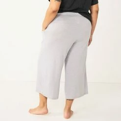 Plus Size Sonoma Goods For Life® Truly Soft Wide-Leg Cropped Pajama Pants Iconic Grey 9 Plus Size Sonoma Goods For Life® Truly Soft Wide-Leg Cropped Pajama Pants Iconic Grey -Sonoma Goods For Life shop unnamed file 10610