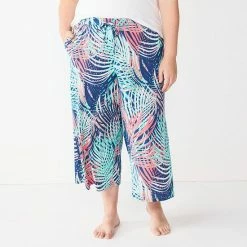 Plus Size Sonoma Goods For Life® Truly Soft Wide-Leg Cropped Pajama Pants Iconic Grey 10 Plus Size Sonoma Goods For Life® Truly Soft Wide-Leg Cropped Pajama Pants Iconic Grey -Sonoma Goods For Life shop unnamed file 10611