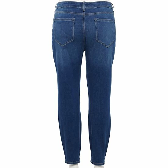 Plus Size Sonoma Goods For Life® Comfortable Favorite High-Waisted Skinny Jeans Medium Wash 4 Plus Size Sonoma Goods For Life® Comfortable Favorite High-Waisted Skinny Jeans Medium Wash - Image 2