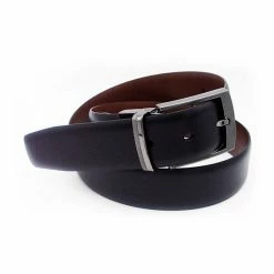 Men's Sonoma Goods For Life® Silver Tone Buckle Reversible Belt
