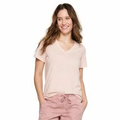 Women's Tall Sonoma Goods For Life® Everyday V-Neck Tee Puebla Brown -Sonoma Goods For Life shop unnamed file 10696