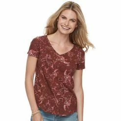 Petite Sonoma Goods For Life® Essential V-Neck Tee Teal Nep -Sonoma Goods For Life shop unnamed file 10739