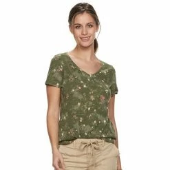 Petite Sonoma Goods For Life® Essential V-Neck Tee Teal Nep -Sonoma Goods For Life shop unnamed file 10740