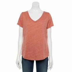 Petite Sonoma Goods For Life® Essential V-Neck Tee Teal Nep -Sonoma Goods For Life shop unnamed file 10754