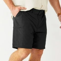 Big & Tall Sonoma Goods For Life® Regular-Fit Tech Cargo Shorts Black -Sonoma Goods For Life shop unnamed file 10833