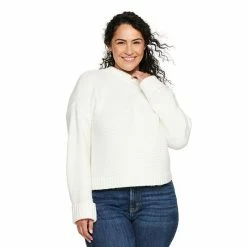 Plus Size Sonoma Goods For Life® X Lauren Lane Mockneck Sweater Blue -Sonoma Goods For Life shop unnamed file 10847