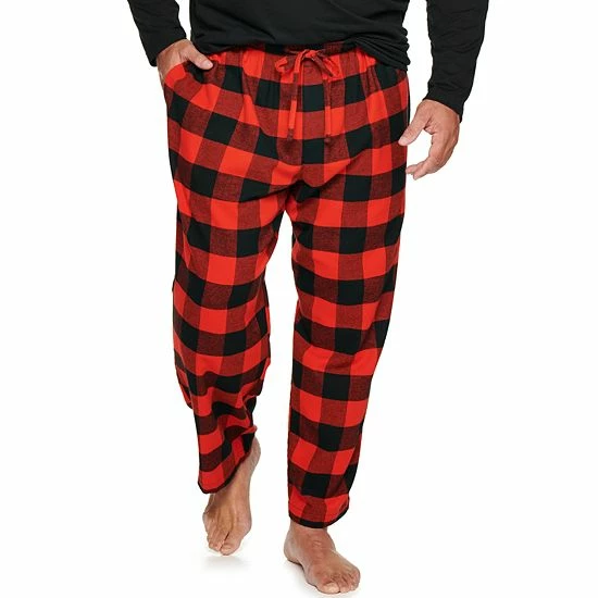 Big & Tall Sonoma Goods For Life® Flannel Pajama Pants Olive Plaid 10 Big & Tall Sonoma Goods For Life® Flannel Pajama Pants Olive Plaid - Image 8