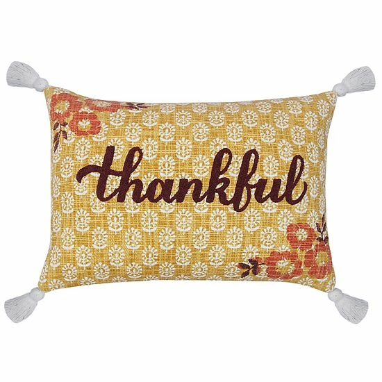 Sonoma Goods For Life® Thankful Embroidered Ultimate Feather Fill Throw Pillow 3 Sonoma Goods For Life® Thankful Embroidered Ultimate Feather Fill Throw Pillow