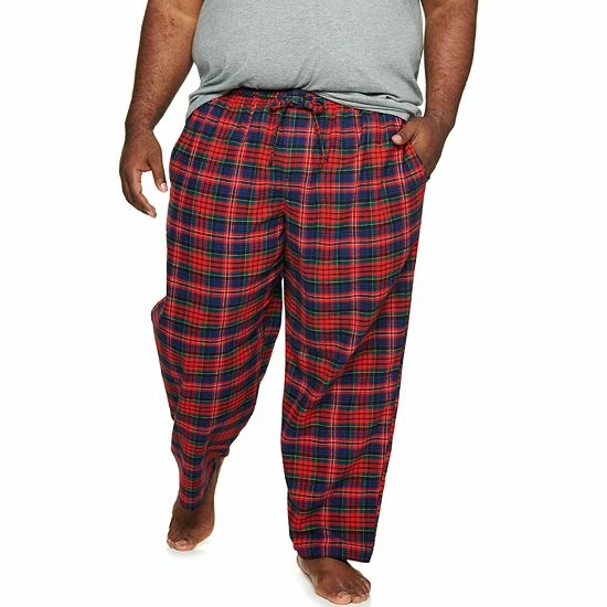 Big & Tall Sonoma Goods For Life® Flannel Pajama Pants Olive Plaid 11 Big & Tall Sonoma Goods For Life® Flannel Pajama Pants Olive Plaid - Image 9