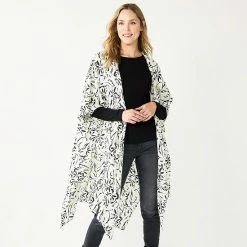 Sonoma Goods For Life® Paper Cut Ornate Floral Printed Long Topper