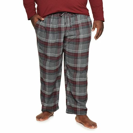 Big & Tall Sonoma Goods For Life® Flannel Pajama Pants Olive Plaid 12 Big & Tall Sonoma Goods For Life® Flannel Pajama Pants Olive Plaid - Image 10