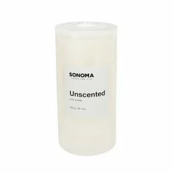 Sonoma Goods For Life® Unscented 3" X 6" Pillar Candle