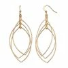 Sonoma Goods For Life™ Nickel Free Triple Marquise Drop Earrings Rose Gold Tone -Sonoma Goods For Life shop unnamed file 10959
