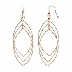 Sonoma Goods For Life™ Nickel Free Triple Marquise Drop Earrings Rose Gold Tone -Sonoma Goods For Life shop unnamed file 10961