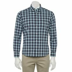 Men's Sonoma Goods For Life® Perfect Length Poplin Button-Down Shirt Sky Blue Check 14 Men's Sonoma Goods For Life® Perfect Length Poplin Button-Down Shirt Sky Blue Check -Sonoma Goods For Life shop unnamed file 10969