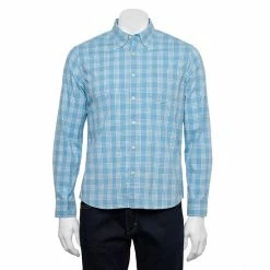 Men's Sonoma Goods For Life® Perfect Length Poplin Button-Down Shirt Sky Blue Check 19 Men's Sonoma Goods For Life® Perfect Length Poplin Button-Down Shirt Sky Blue Check -Sonoma Goods For Life shop unnamed file 10974