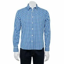 Men's Sonoma Goods For Life® Perfect Length Poplin Button-Down Shirt Sky Blue Check 21 Men's Sonoma Goods For Life® Perfect Length Poplin Button-Down Shirt Sky Blue Check -Sonoma Goods For Life shop unnamed file 10976