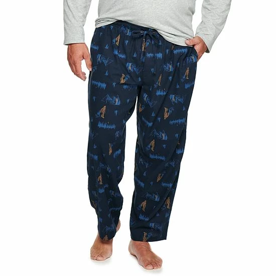 Big & Tall Sonoma Goods For Life® Flannel Pajama Pants Olive Plaid 16 Big & Tall Sonoma Goods For Life® Flannel Pajama Pants Olive Plaid - Image 14