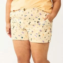 Plus Size Sonoma Goods For Life® High-Waisted Comfort Utility Shorts Coral -Sonoma Goods For Life shop unnamed file 10997