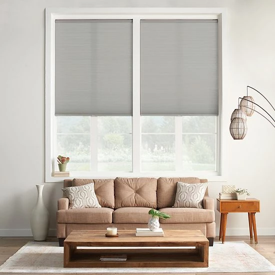 Sonoma Goods For Life® Custom Cordless Light Filtering Cellular Shade - 72" Length Gray Cloud 5 Sonoma Goods For Life® Custom Cordless Light Filtering Cellular Shade - 72" Length Gray Cloud - Image 3