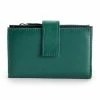Sonoma Goods For Life® Lambskin Leather RFID-Blocking Indexer Wallet Mallard Green